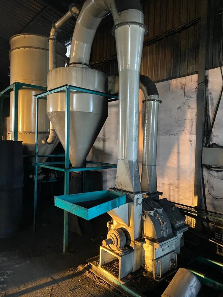 Industrial Pulverizer and Cyclone Collection Hoppers